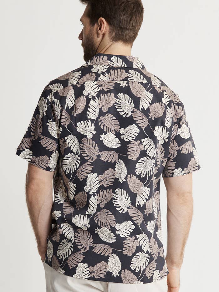 JACHS NY - Wholesale Button Down Shirt - Men's - Lyocell Twill Short Sleeve Camp Shirt14