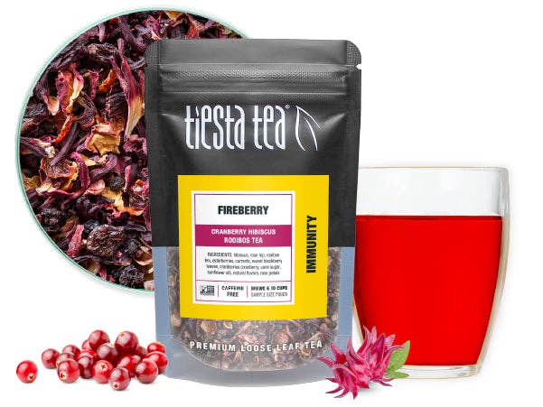 Tiesta Tea Company (loose leaf teas & accessories) - Wholesale Loose Tea - Fireberry - Cranberry Hibiscus Rooibos Tea13