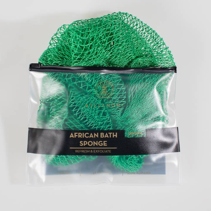 Bellanomi Skincare - Wholesale Bath pouf/sponge - African Exfoliating Net Sponge 45" - Best Seller13