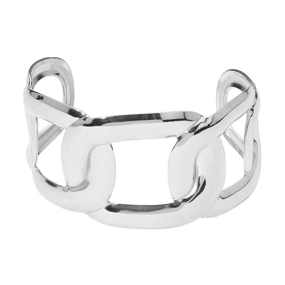 Sensibling Corp. - Wholesale Cuff Bracelet - SECRET BOX_Stainless Steel Bod Flat Chain Cuff Bracelet3