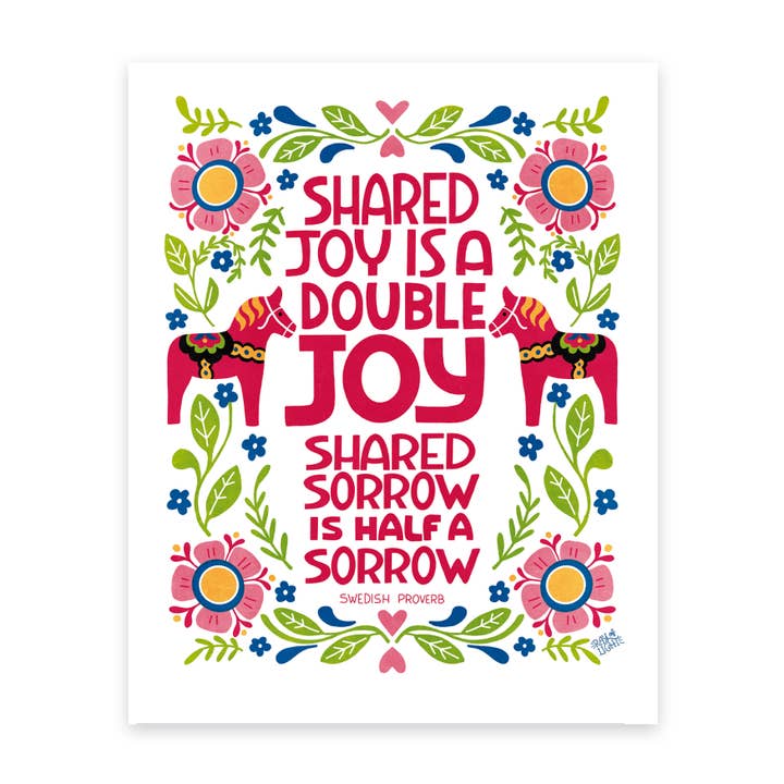Geteilte Freude ist doppelte Freude, geteiltes Leid ist halbes Leid. für den Großhandel von Ray Of Light