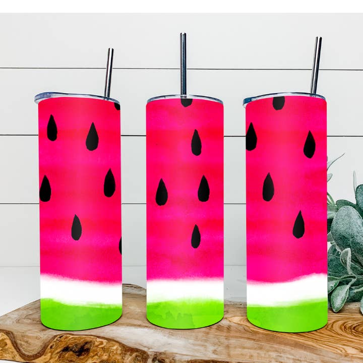 Gobelet isotherme Watermelon 20 oz pour la vente par Southern Tribe Wholesale