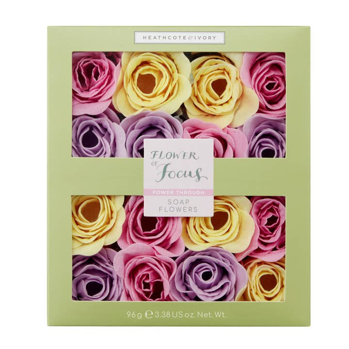 Flower Of Focus Soap Flowers 3.39 US oz.net.wt
for wholesale by Heathcote & Ivory