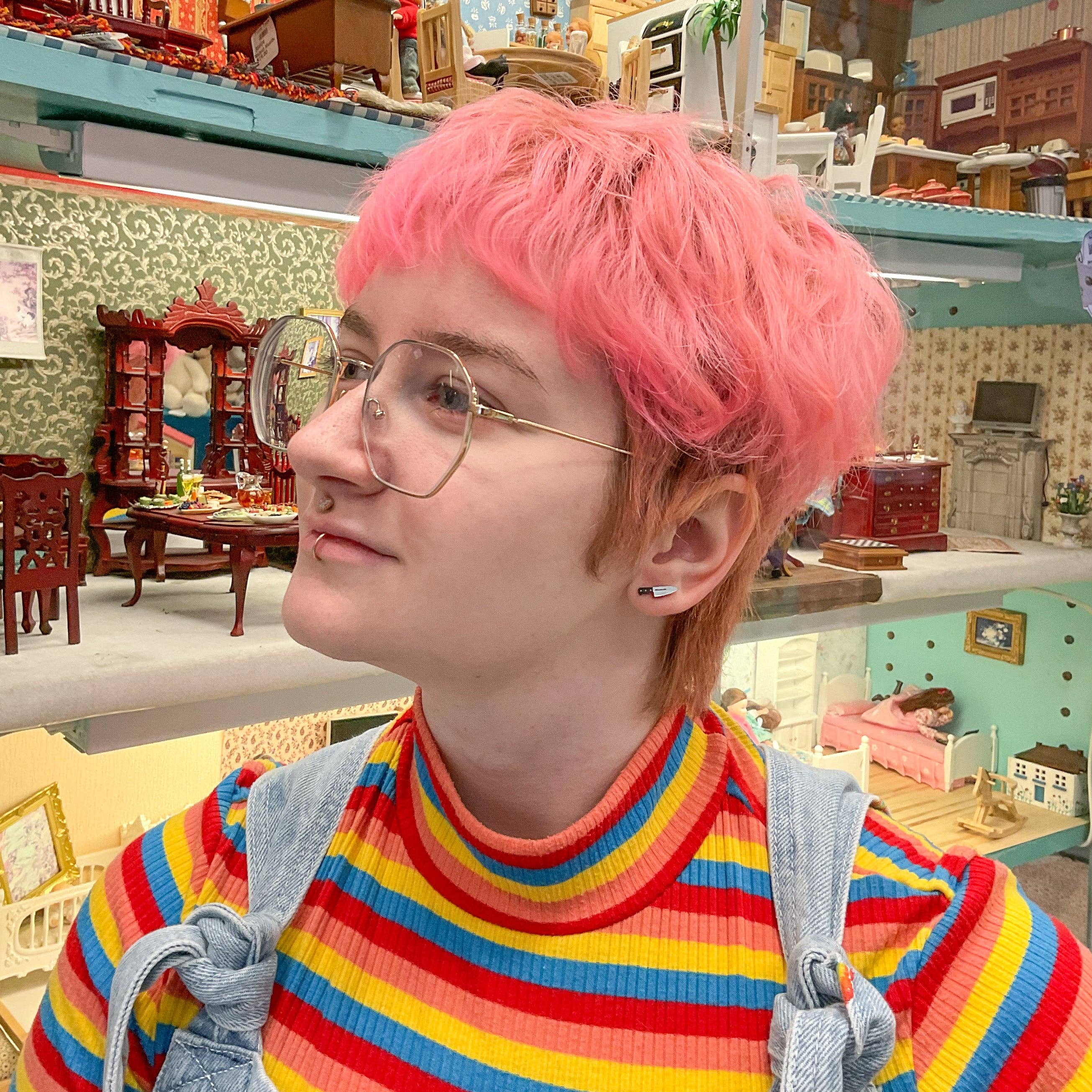 Vinca - Vente Clous d'oreille - Boucles d'oreilles couteau de chef minuscule 1/2" en argent6