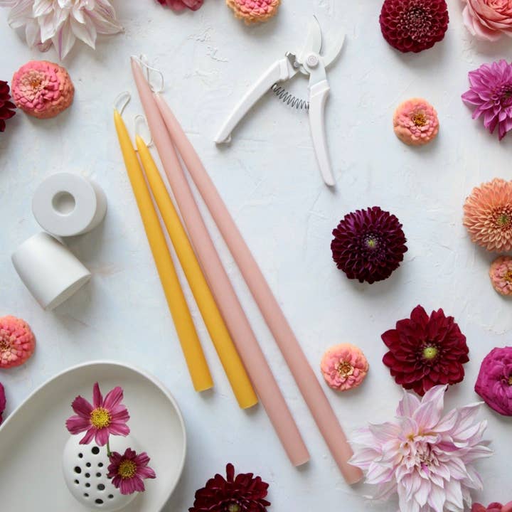 The Floral Society - Wholesale Tapered Candle/Candlestick - 12" Dipped Taper Candles24