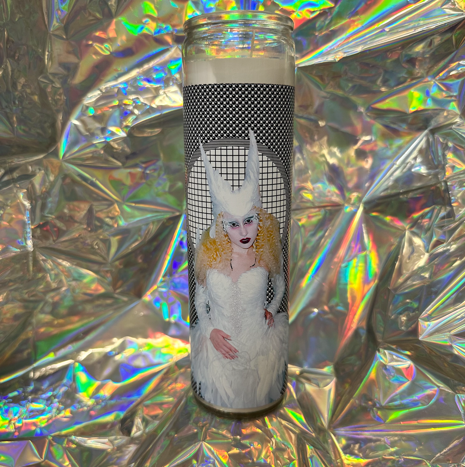 Flaming Feminist - Wholesale Votive Candle - Chappell Roan Prayer Candle3