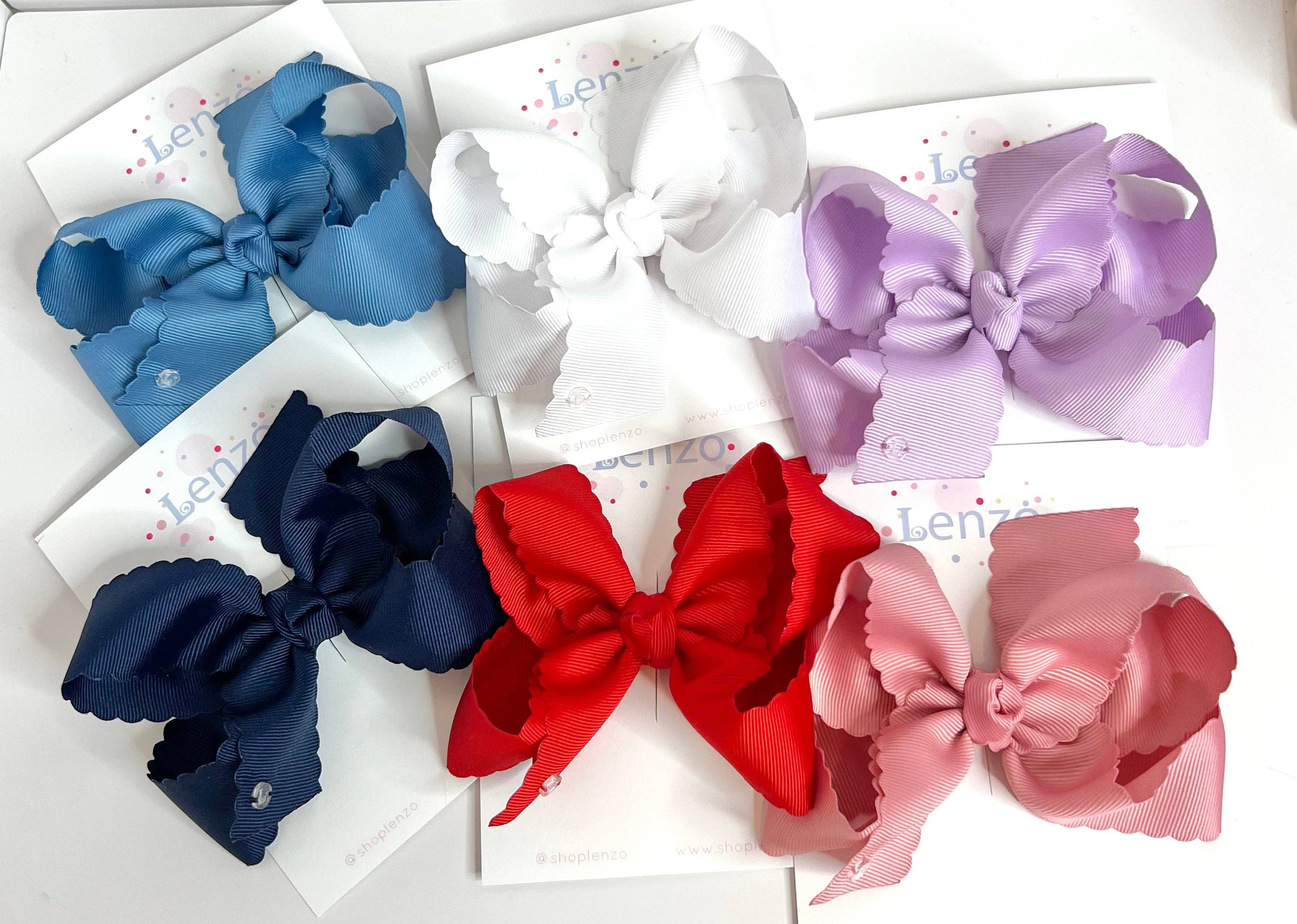 Lenzo – Laço para o cabelo – Criança por atacado – LAÇO BOUTIQUE DE GORGORÃO COM BORDA DE VIEIRA6