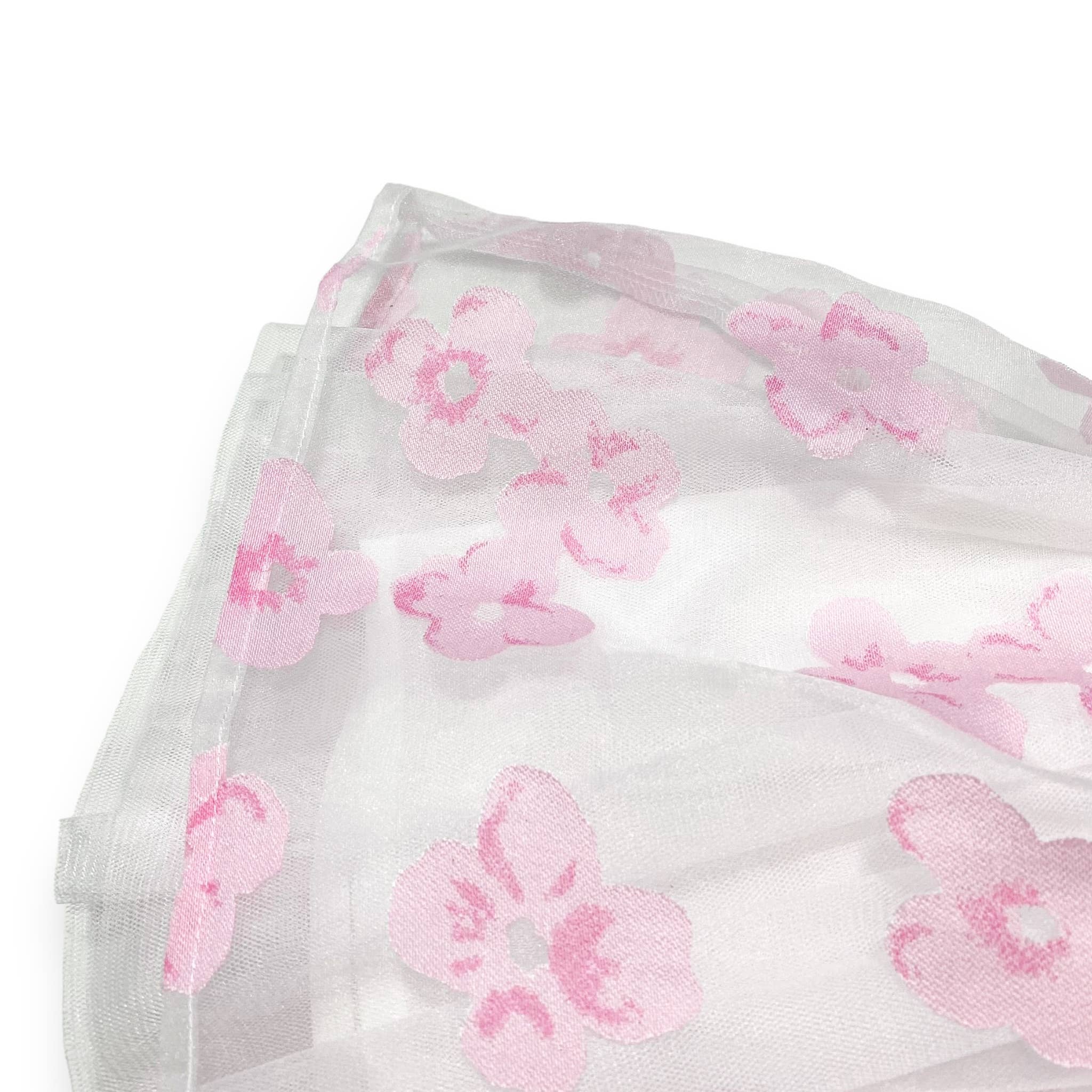 Doe a Dear – wholesale Tutu - Barn – 17023-B Blommig Nät Tutu (2 Färger)10