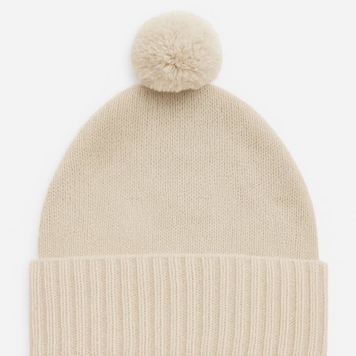 baby luno 100% Cotton Knit Beanie - Ivory and other Purchase Wholesale super bulky crochet beanie pattern. Free Returns & Net 60 Terms on Faire trending on Faire.