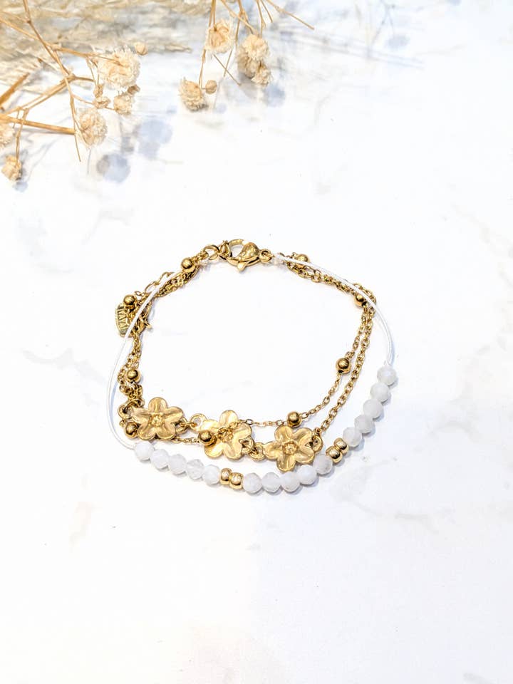 Bracelets Éveil Floral pour la vente par LOLO & YAYA