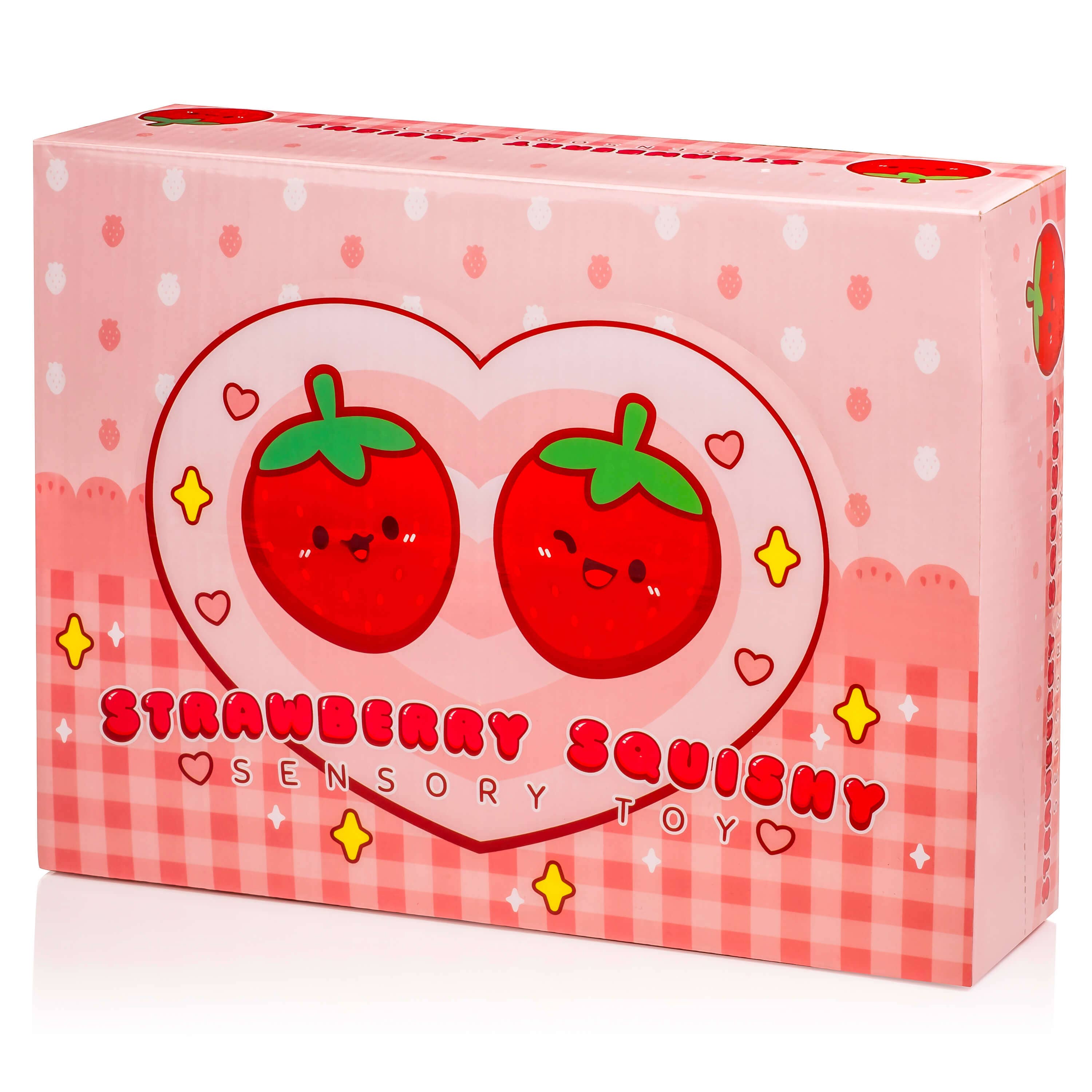 Kawaii Slime Company - Wholesale Squishy Toy - Kids & Baby - Strawberry Shaped Sensory Squishy Toy (12pc/case)9