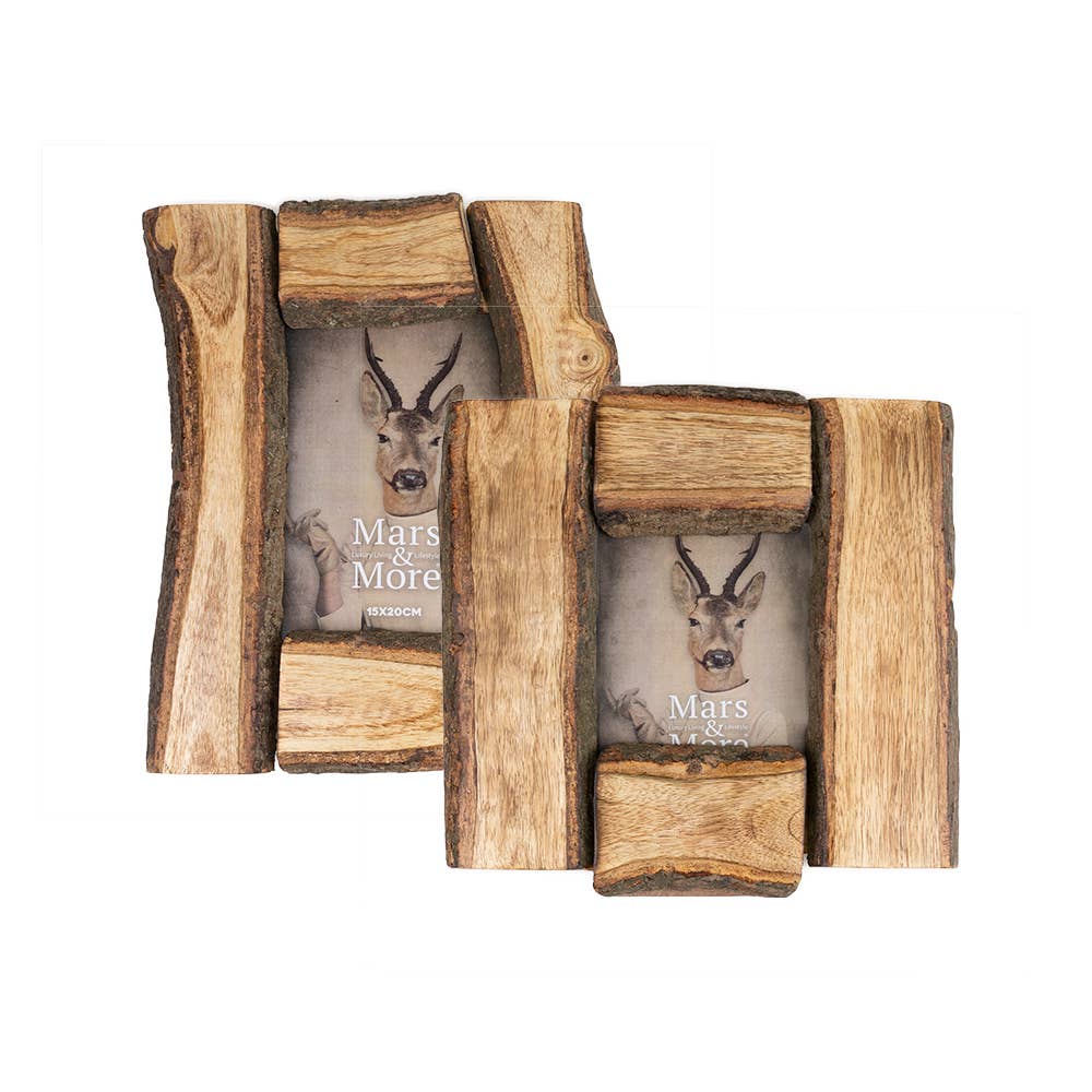 Mars & More - Brand of B Living - Wholesale Picture Frame - photo frame mango tree trunk 15x20cm2