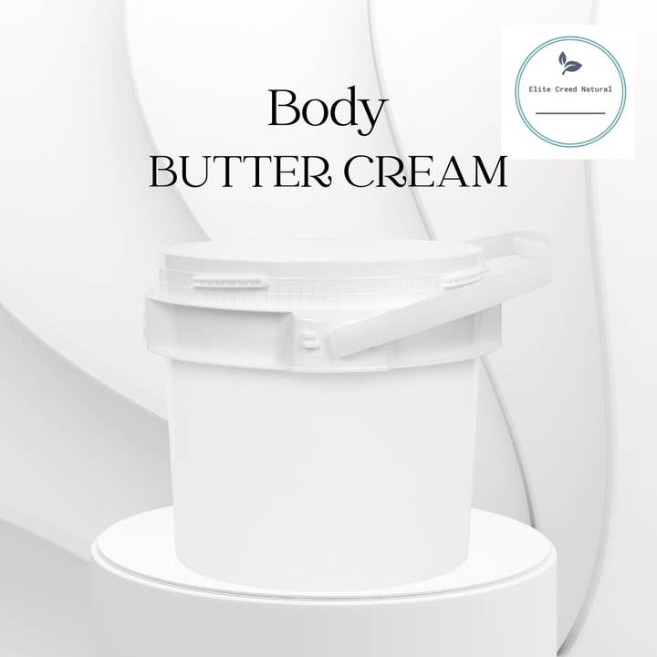 Elite Creed Natural LLC - Wholesale Body balm/butter - Body Butter Cream Bulk Private Label 1 Gallon Bucket1