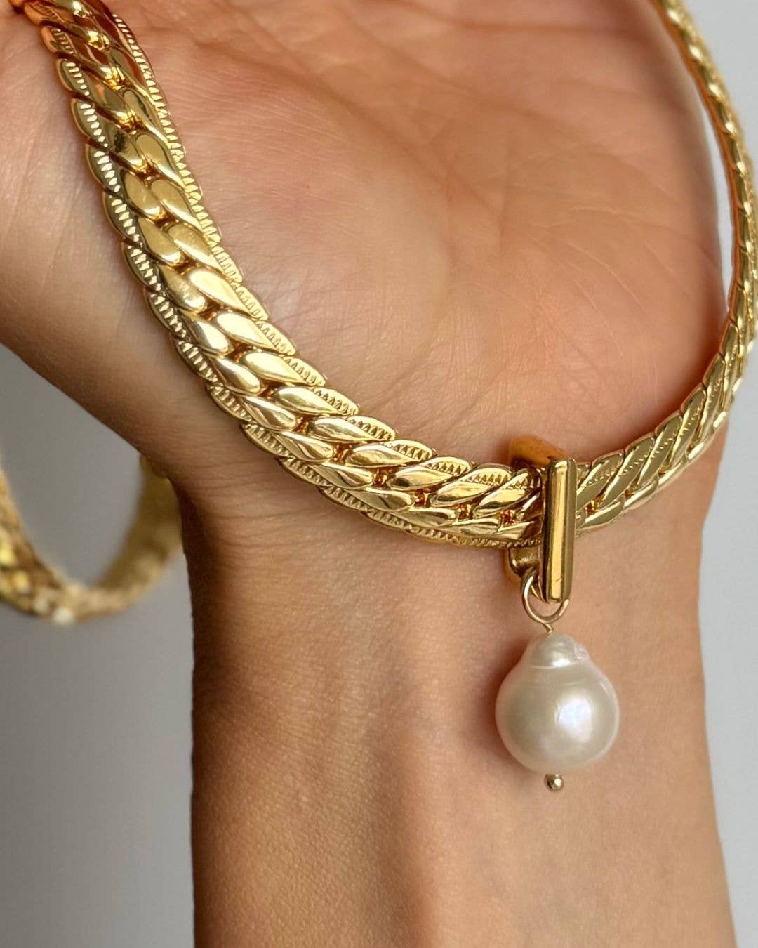WILYMI Jewelry Co - Wholesale Pendant/Charm Necklace - 12mm Baroque Pearl Necklace | 18k Gold Filled3