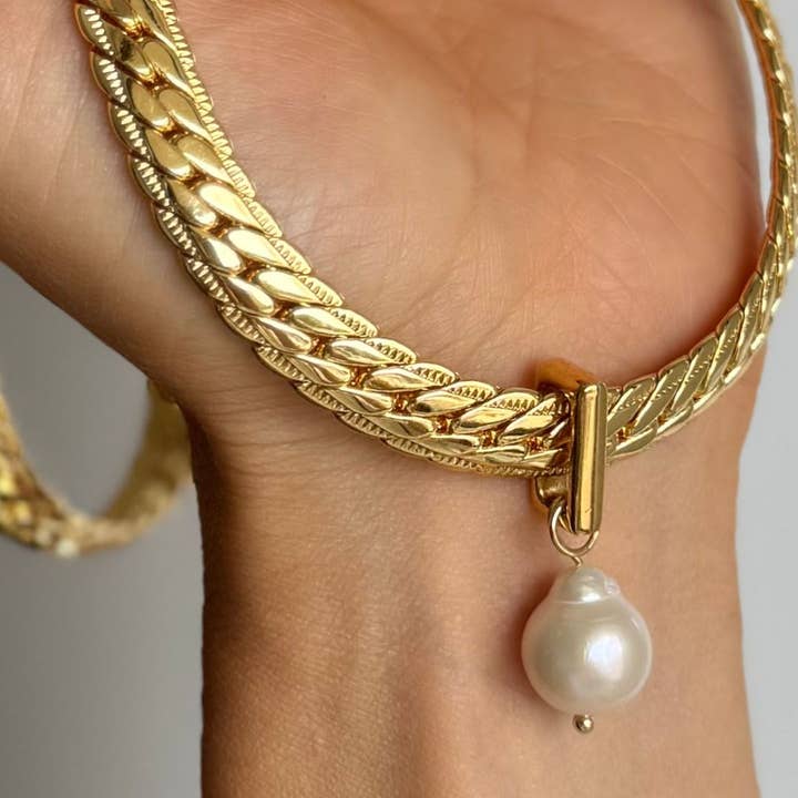 WILYMI Jewelry Co - Wholesale Pendant/Charm Necklace - 12mm Baroque Pearl Necklace | 18k Gold Filled3