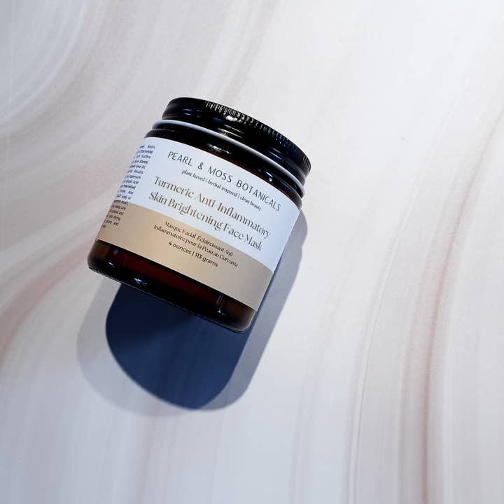 Pearl & Moss Botanicals Inc. - Wholesale Skincare Face Mask - Emulsified Face Mask: Turmeric Skin Brightening Face Mask