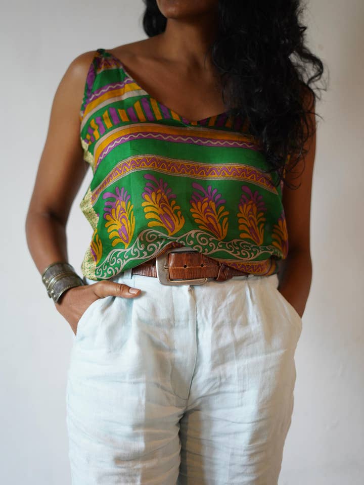 Annahmol - Wholesale Camisole - Women's - Vintage Silk Zero-Waste Cami19