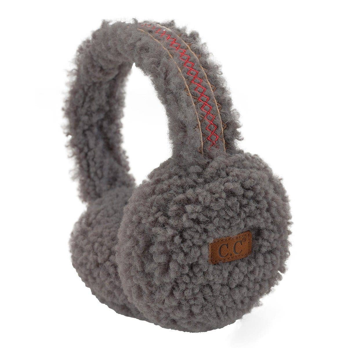 MiMi Wholesale - Wholesale Earwarmers/Ear Muffs - Women's - EMS4502 Sherpa With Embroidery Earmuffs5