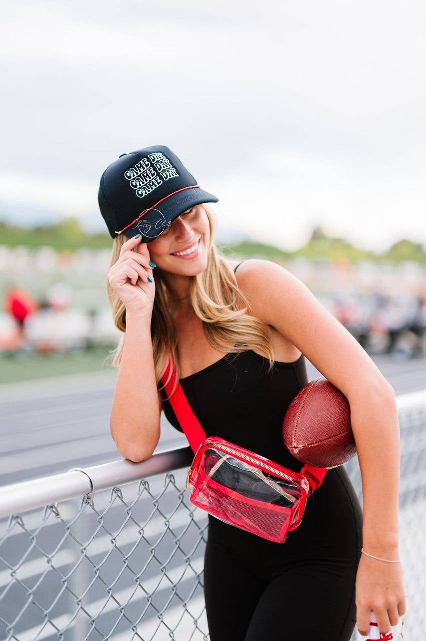 The Classy Cloth WS - Wholesale Trucker Hat - Women's - Embroidered Trucker Hat - Game Day RTS15