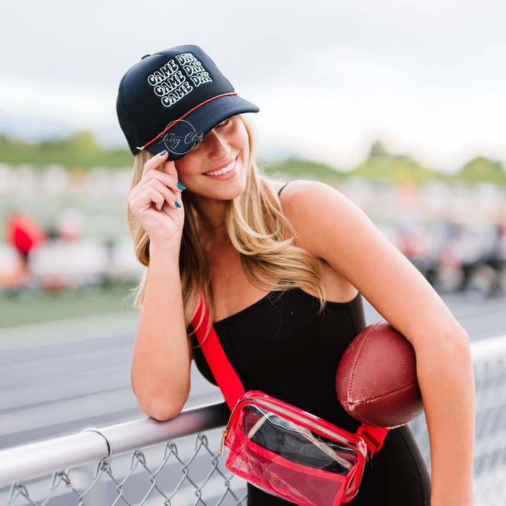 The Classy Cloth WS - Wholesale Trucker Hat - Women's - Embroidered Trucker Hat - Game Day RTS15