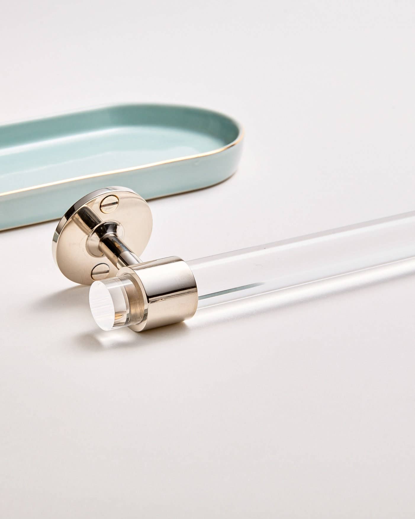 LuxHoldups - Wholesale Towel Holder/Hanger - Lucite and Brass Hardware Towel Bar by Luxholdups8