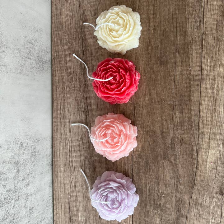 Acute Designs - Vente Bougies originales - Bougies à fleurs de pivoine5