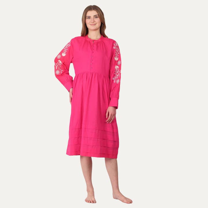 Vestido Fucsia Patricia PRE ORDER PV26 para venta al por mayor de JEP Holland