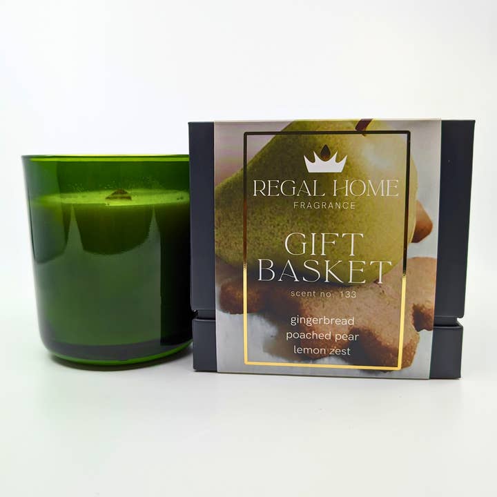 Candela cesto regalo per la vendita all'ingrosso da parte di Noble Crown Fragrances