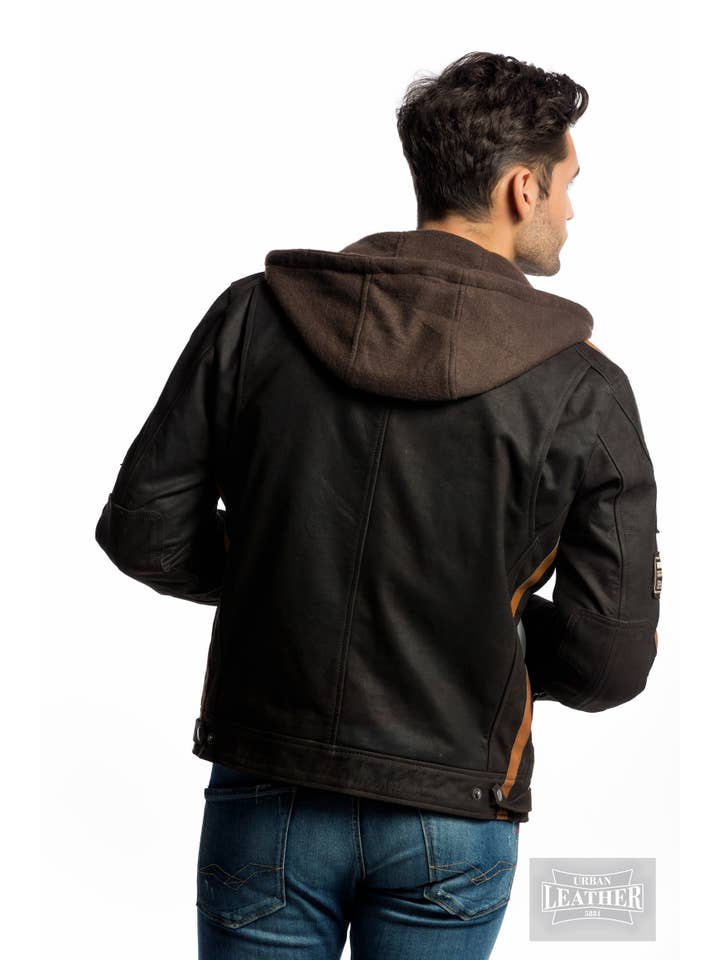 Urban 5884 Amsterdam | Leather jackets – Casaco de couro - Homem por atacado – URBAN 5884 - Jaqueta de moto masculina FIFTY EIGHT12