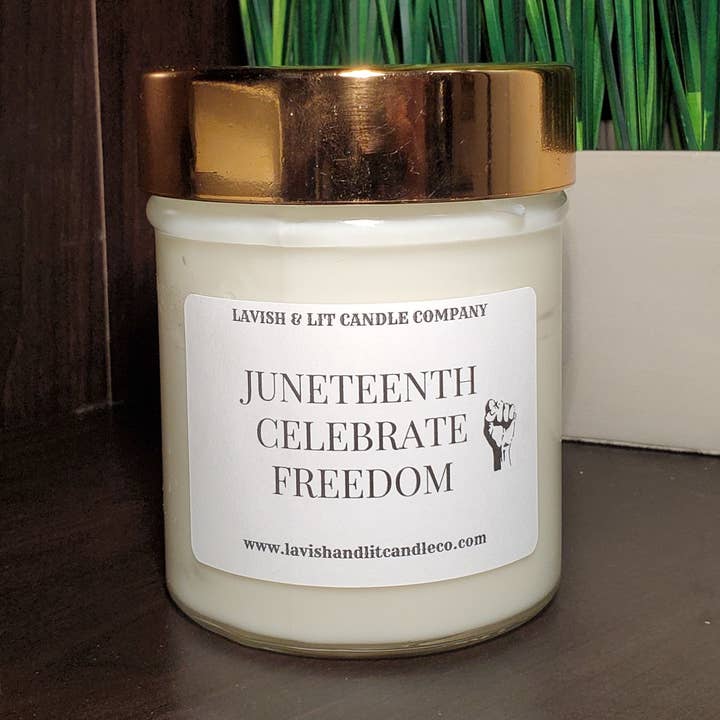 Juneteenth, Celebrate Freedom - Scented Candle for wholesale by Lavish & Lit Candle Company