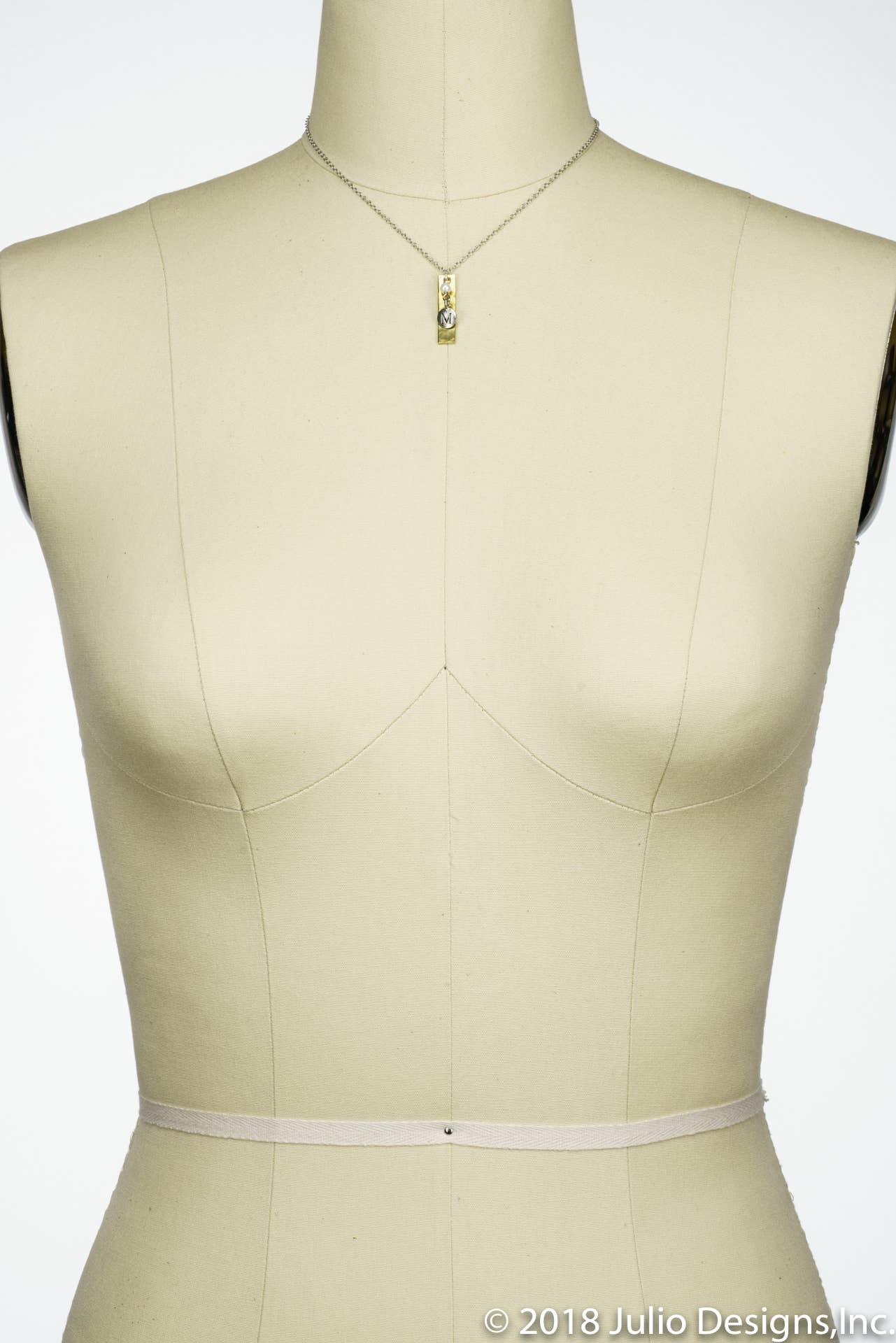 Julio Designs – Colar pingente/pendente por atacado – Colar Inicial Dinamarquês Engarrafado - Conj. de 162