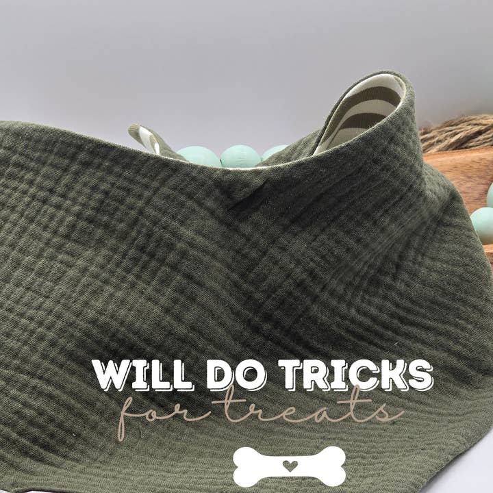 Kommer att göra tricks Dog Bandana för wholesale av Three Paws