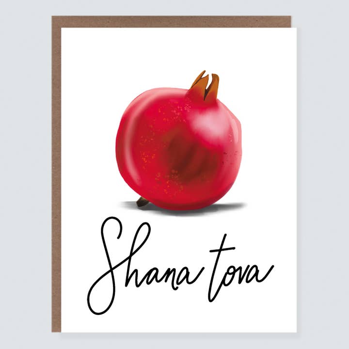 Shana Tova Grenade | Carte de Nouvel An Juif de Rosh Hashanah pour la vente par Morgan Swank Studio