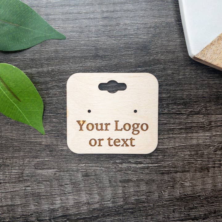 AO Designs LLC - Wholesale Jewelry Stand & Display - Custom Stud Earring Cards | Logo Earring Card1