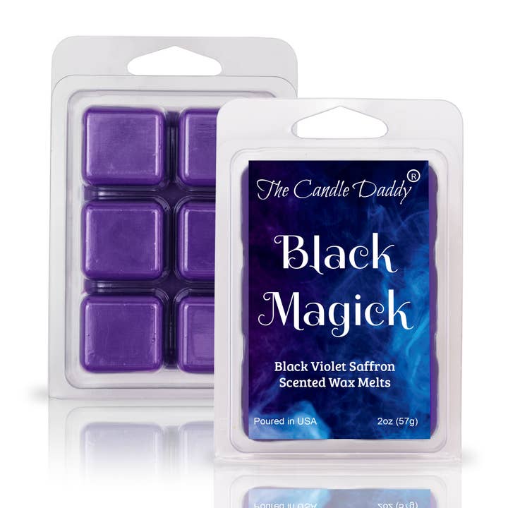 The Candle Daddy - Wholesale Wax Melt - BLACK MAGICK - BLACK VIOLET SAFFRON SCENTED WAX MELT