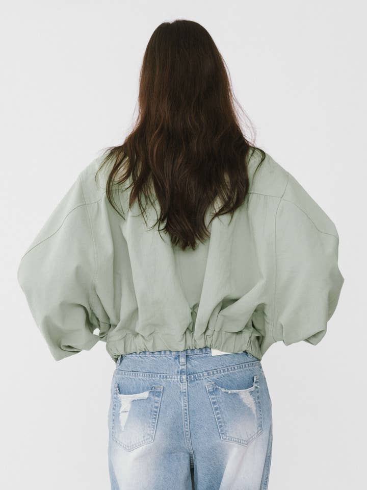 Mint Bomber Jacket for wholesale on Faire6