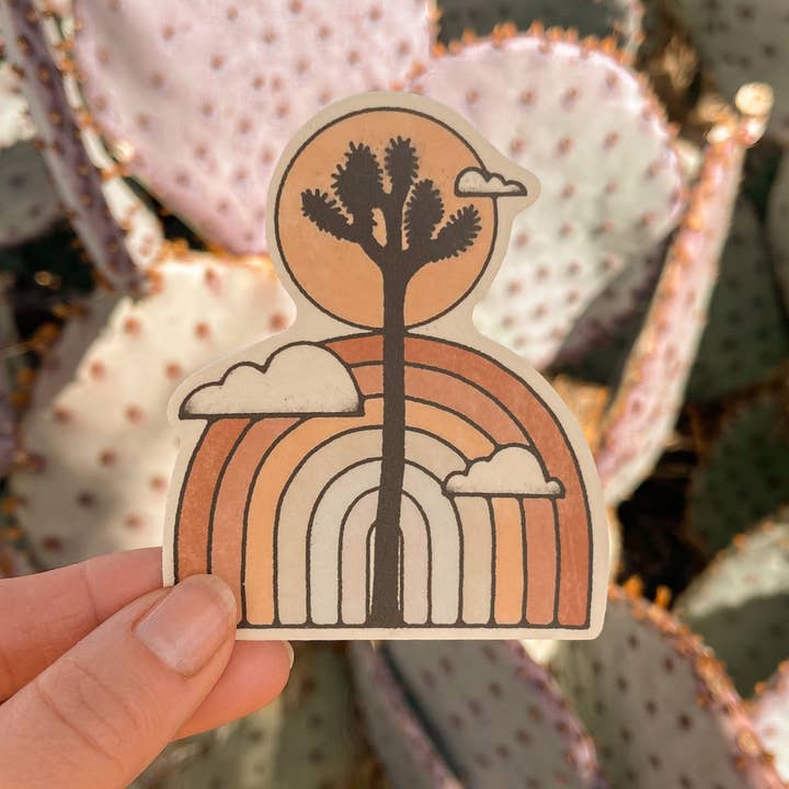 Amber Morgan - Wholesale Sticker - Tall Joshua Tree Matte Vinyl Sticker1