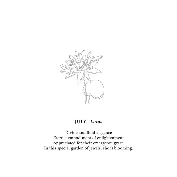 Glacier Mist – Großhandel Ohrhänger – Juli-Geburtsblumen-Ohrringe — Lily Lotus