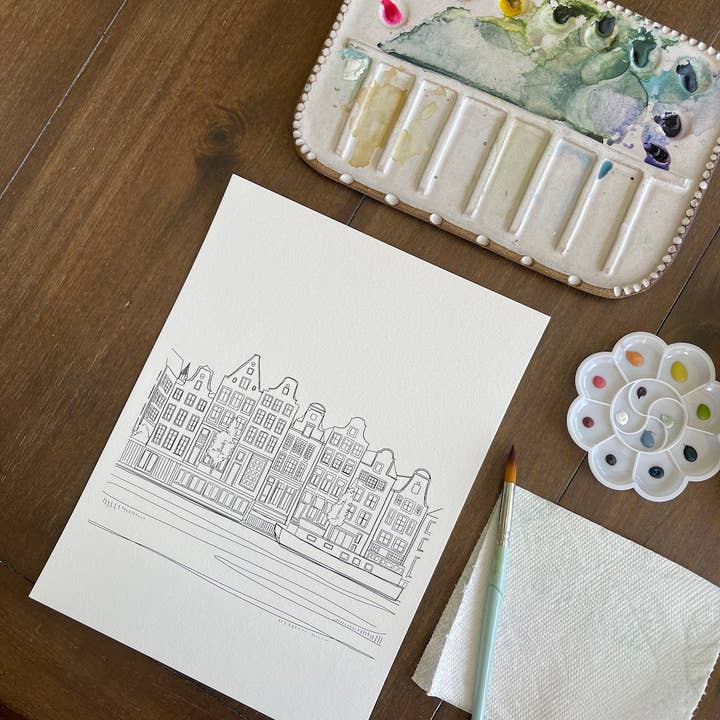 Waypoint Wanders - Wholesale DIY Craft Kit - Amsterdam DIY Painting1