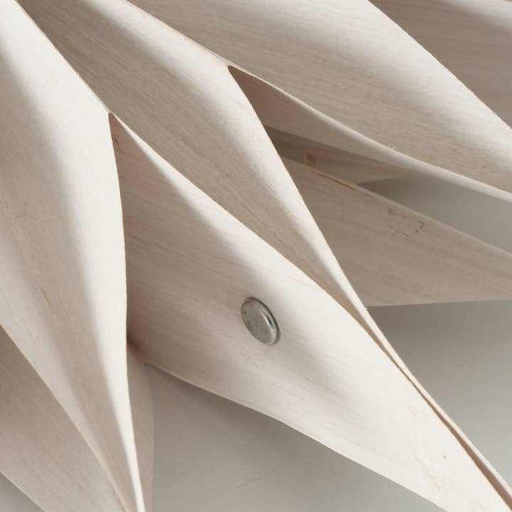 Naturelei - Wholesale Ornament - XXL Decorative Pendant / Christmas Star Wood Look - Paper - Ø50cm - Handmade3