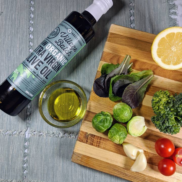 Village Batch - Venta al por mayor Aceite de oliva - Aceite de Oliva Raw Orgánico E.V - 16.9 oz2