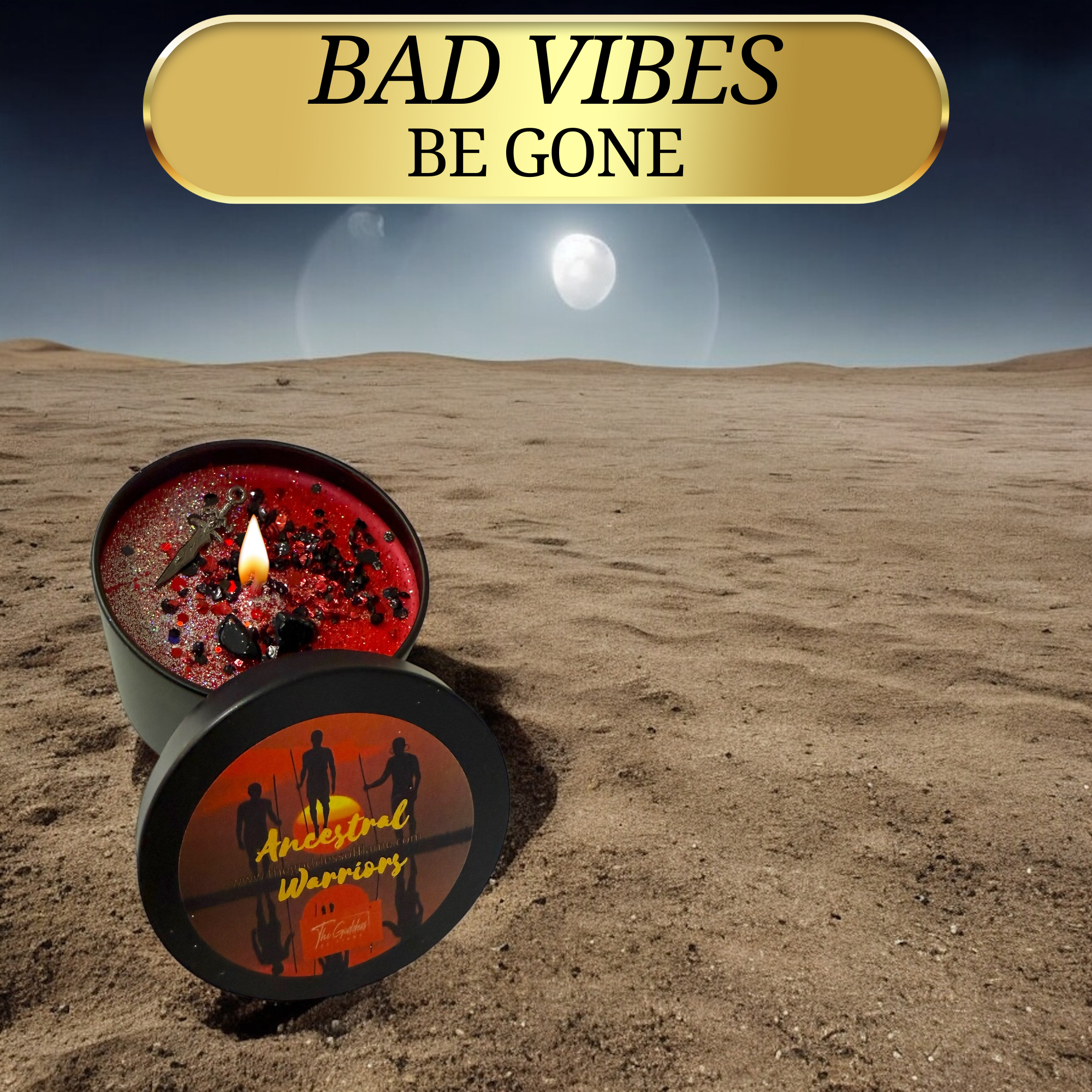 The Goddess of Flame - Vente Bougie en bocal - Bougie de conjuration Ancestral Warriors6