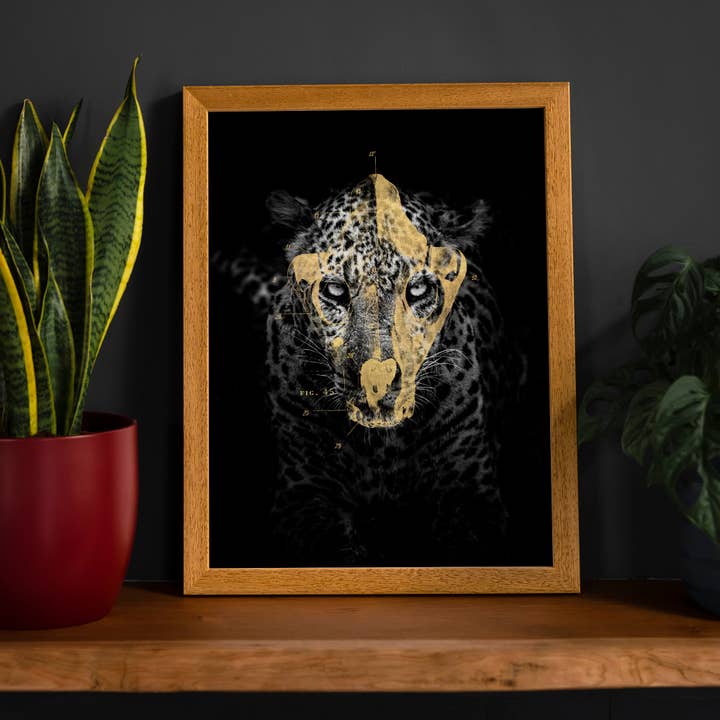 Guld Leopard Print for engroshandel hos Ink & Drop