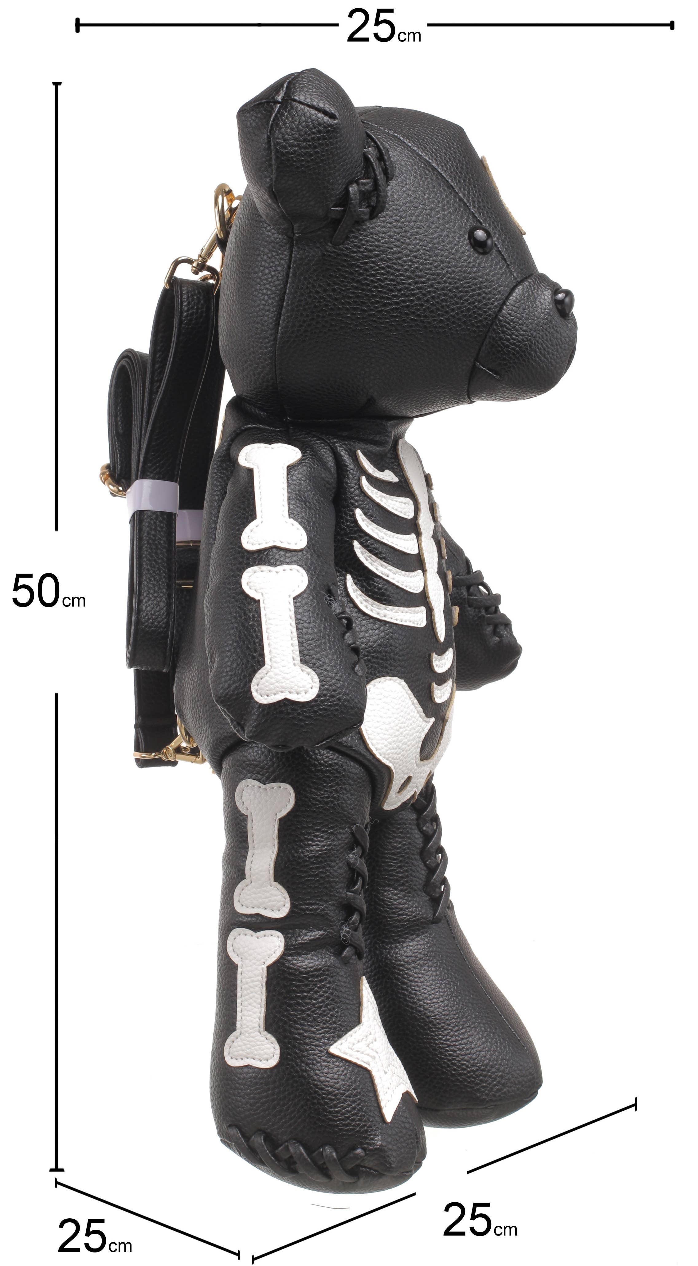 Bessie London - Wholesale Backpack - Women's - HALLOWEEN SKELETON TEDDY BEAR BACKPACK2