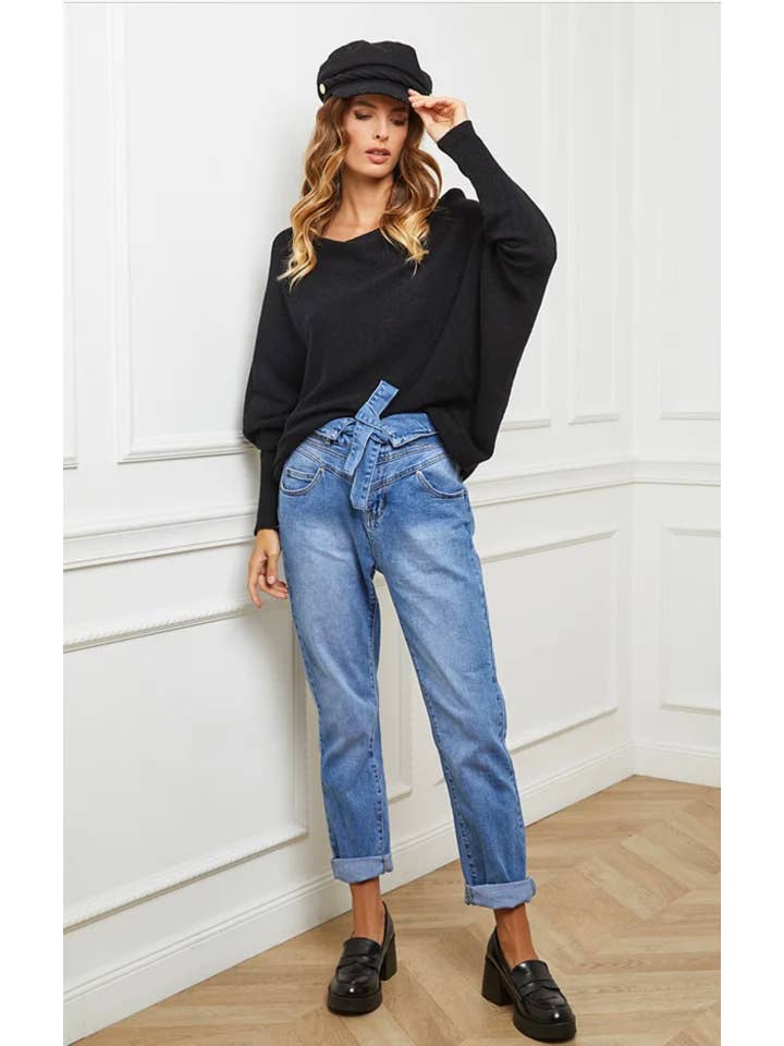 LÉA & LUC - Wholesale Knit Sweater - Women's - Star sweater REF. 009826