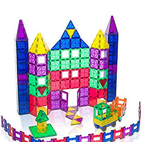 Playmags 150 Piece Set: Now with Stronger Magnets, Sturdy, S for wholesale by The Toy Group