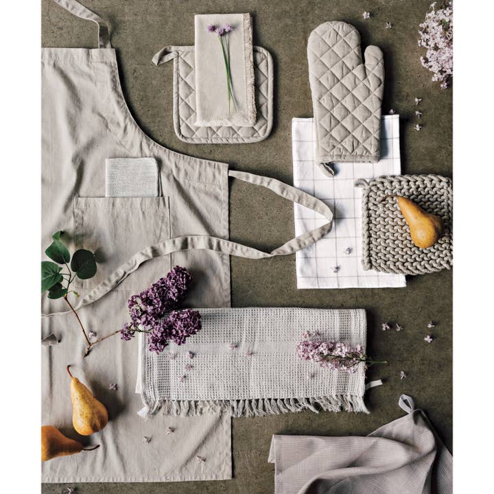 Danica Heirloom - Wholesale Oven Mitt/Pot Holder - Dove Gray Knit Potholder5