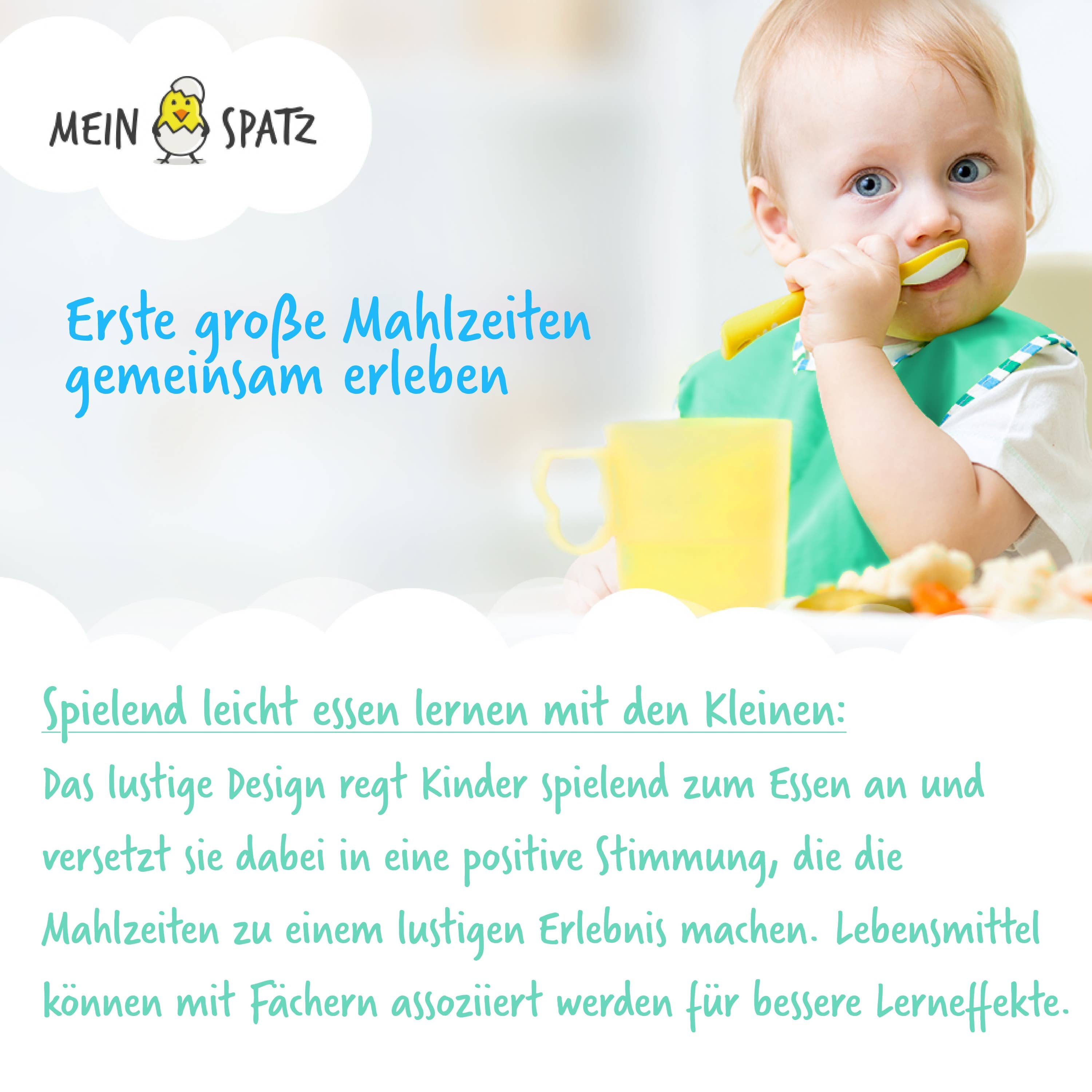 Backefix - Wholesale Dinner Plate - Kids & Baby - Silicone children's plate 40x30cm, blue3