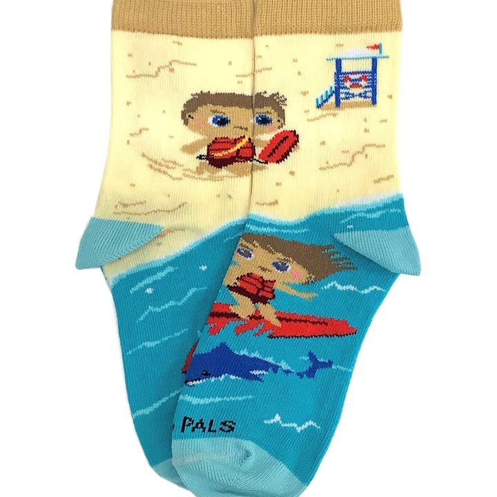 The Hero The "Lifeguard" Socks (Ages 3-7) from the Sock Pand for wholesale by Sock Panda