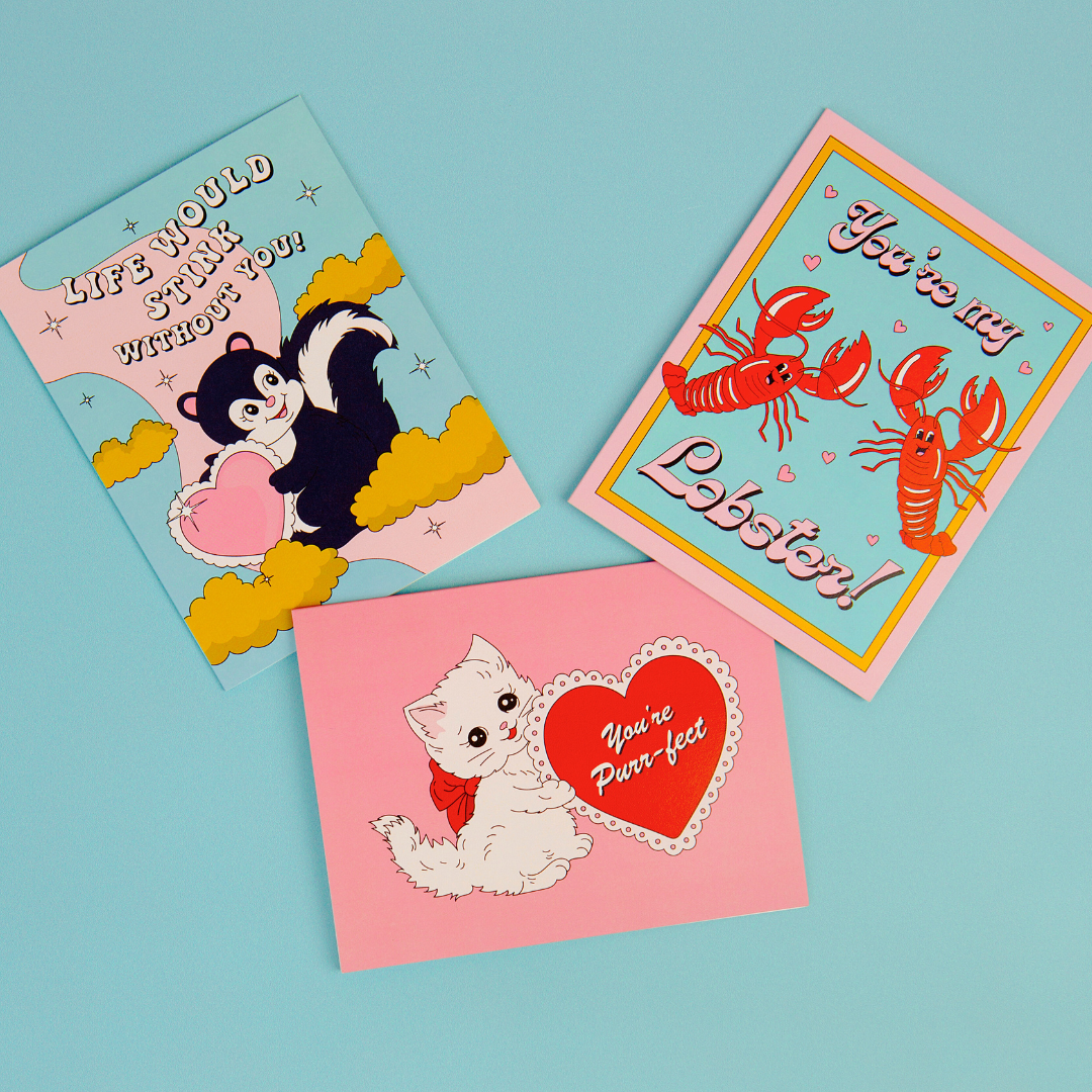 Party Mountain Paper co. - Wholesale Love Card - You're My Lobster | Love Card2